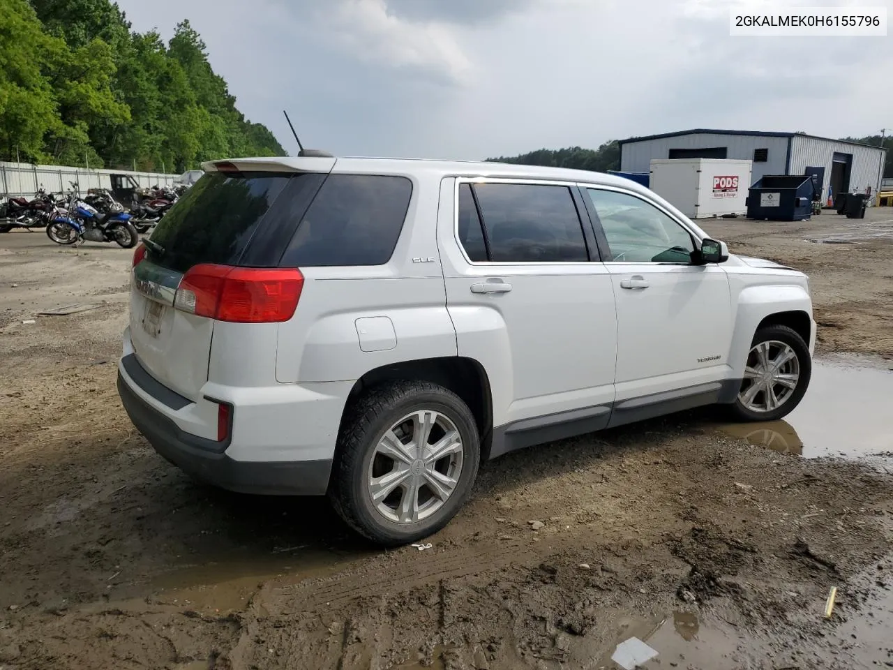 2017 GMC Terrain Sle VIN: 2GKALMEK0H6155796 Lot: 56594264