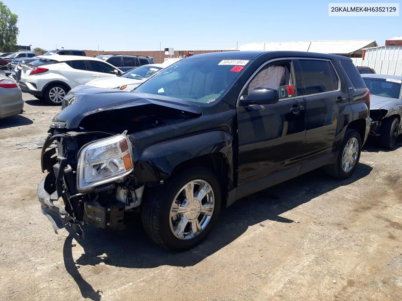 2017 GMC Terrain Sle VIN: 2GKALMEK4H6352129 Lot: 58491184