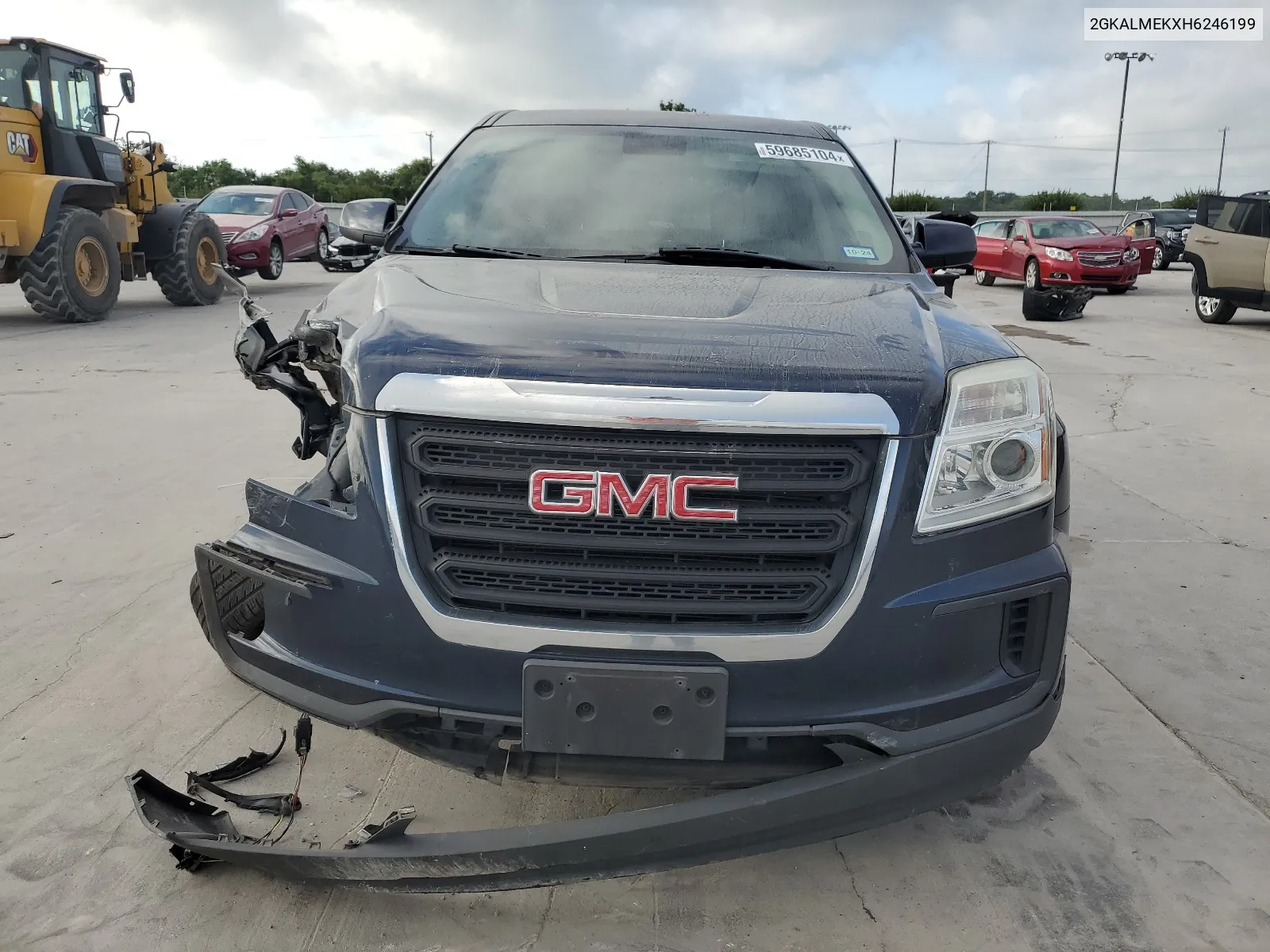 2017 GMC Terrain Sle VIN: 2GKALMEKXH6246199 Lot: 59685104