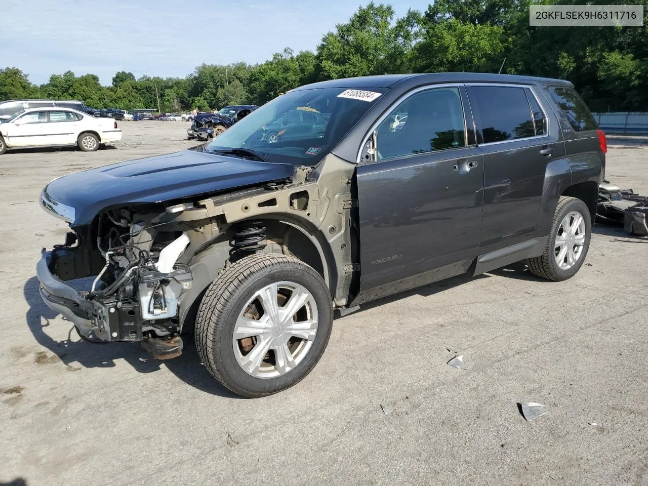 2017 GMC Terrain Sle VIN: 2GKFLSEK9H6311716 Lot: 61088584