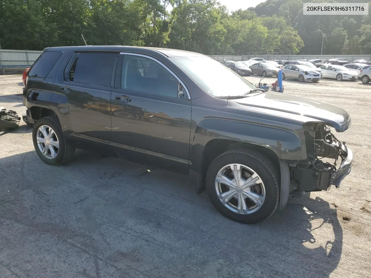 2017 GMC Terrain Sle VIN: 2GKFLSEK9H6311716 Lot: 61088584