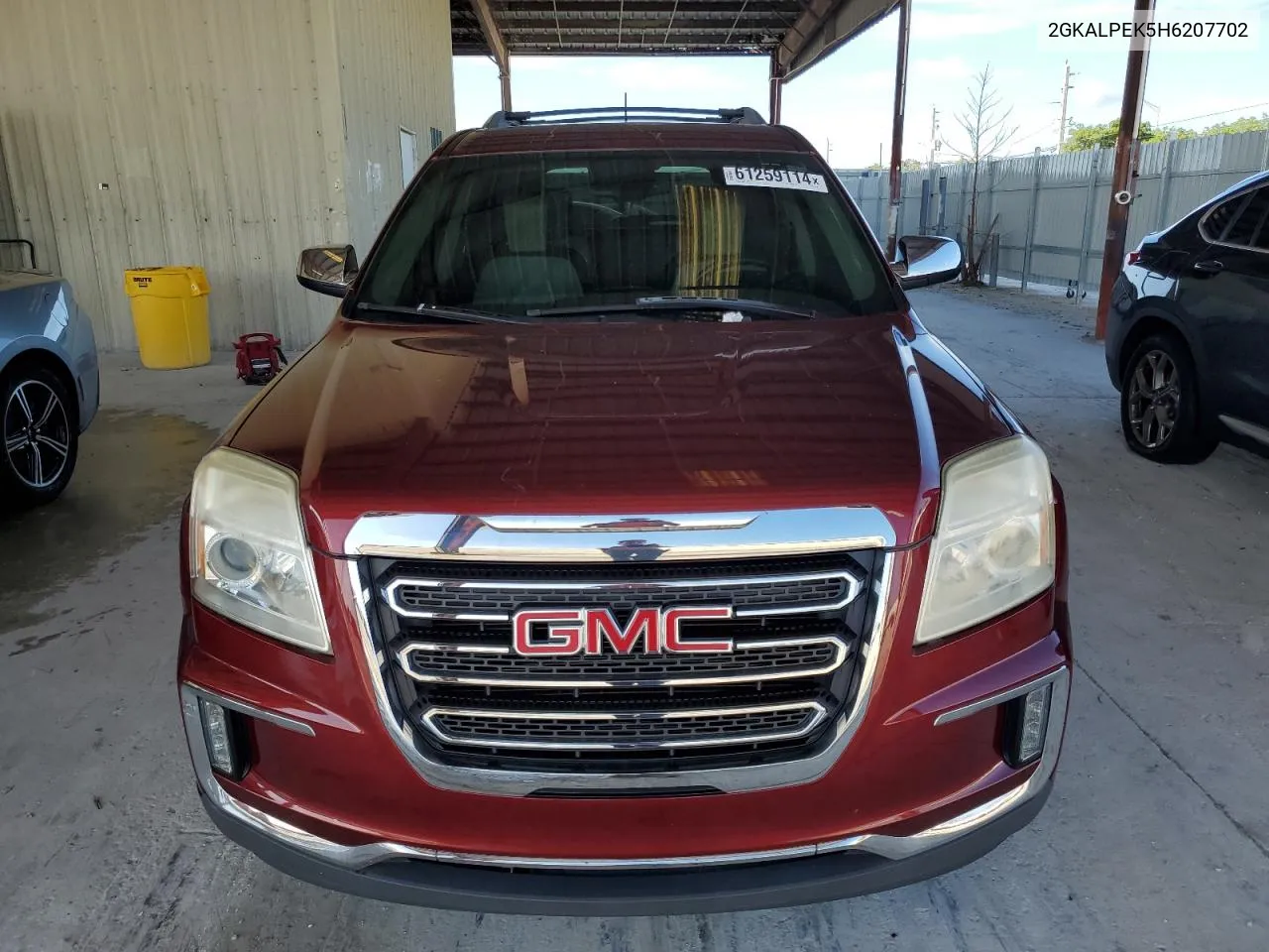 2017 GMC Terrain Slt VIN: 2GKALPEK5H6207702 Lot: 61259114