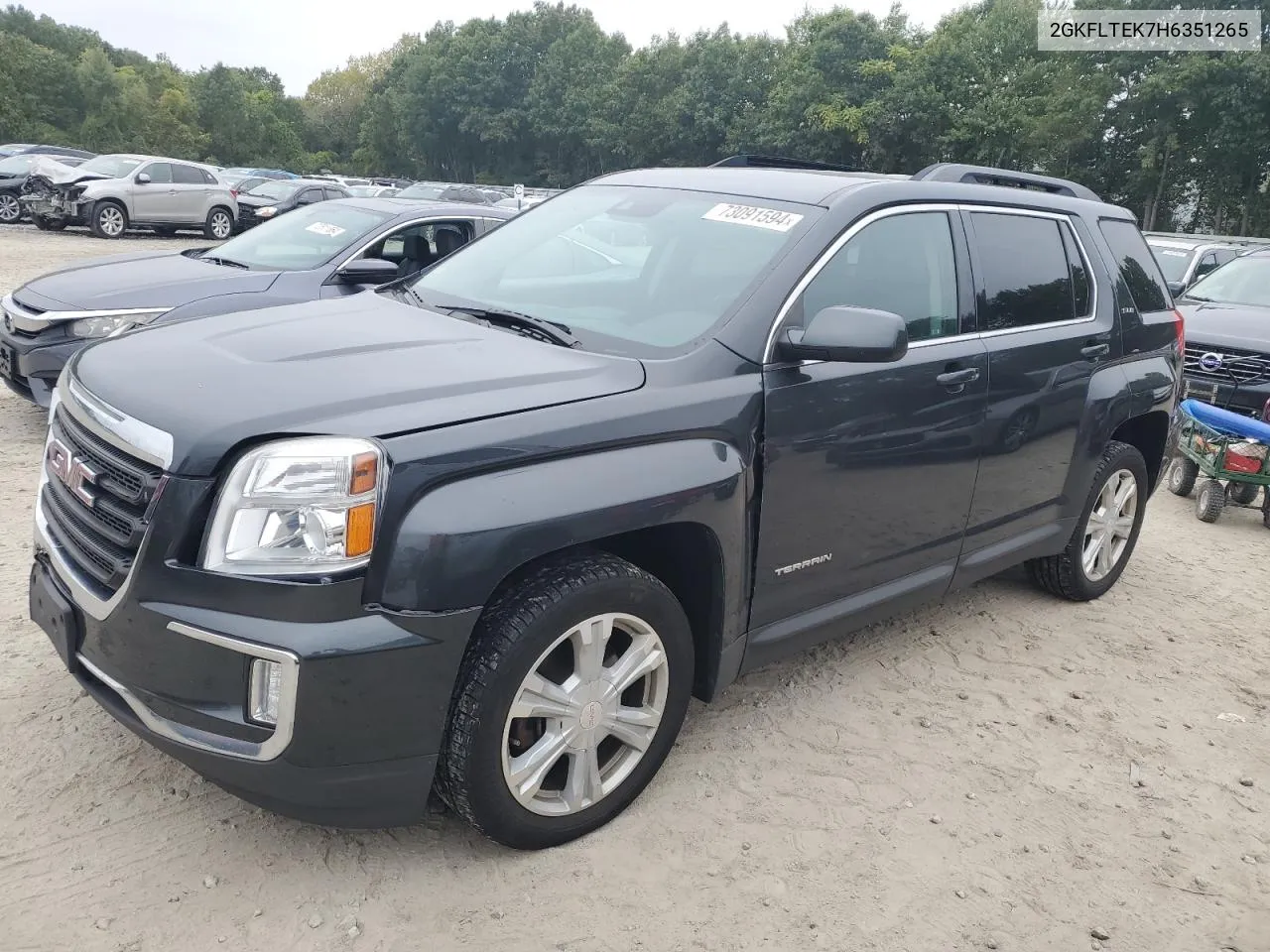 2017 GMC Terrain Sle VIN: 2GKFLTEK7H6351265 Lot: 73091594