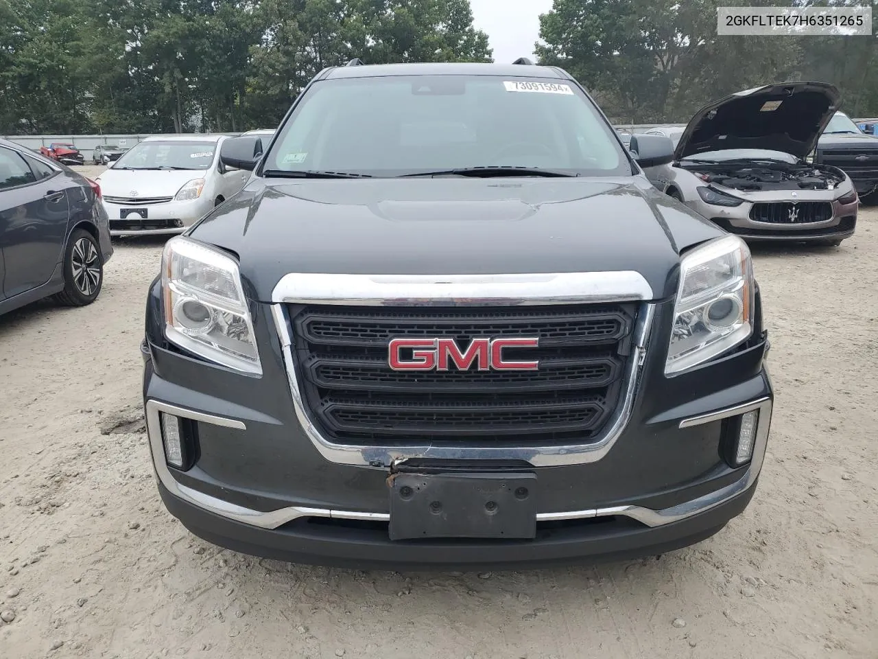 2017 GMC Terrain Sle VIN: 2GKFLTEK7H6351265 Lot: 73091594