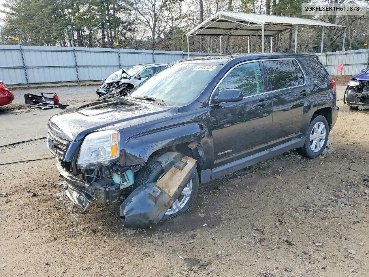 2GKFLSEK1H6198781 2017 GMC Terrain Sle