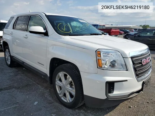 2GKFLSEK5H6219180 2017 GMC Terrain Sle