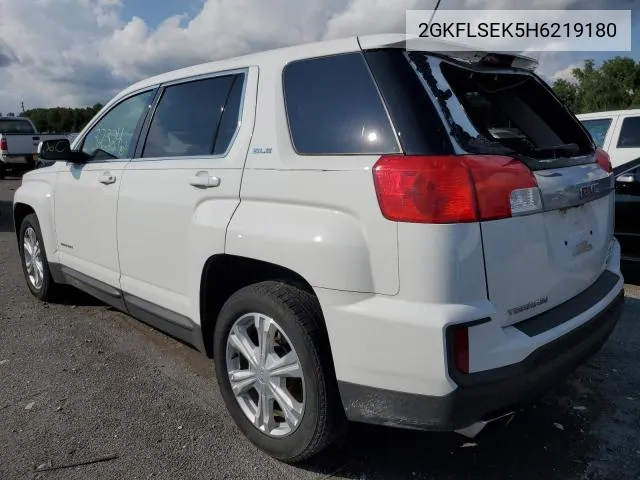 2GKFLSEK5H6219180 2017 GMC Terrain Sle