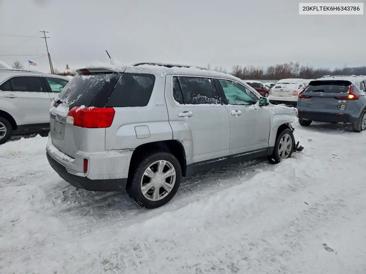 2GKFLTEK6H6343786 2017 GMC Terrain Sle