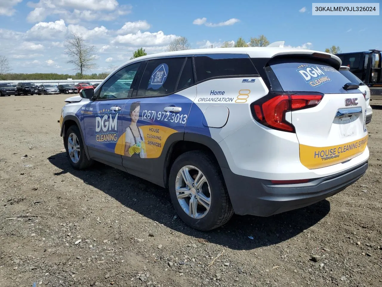 3GKALMEV9JL326024 2018 GMC Terrain Sle