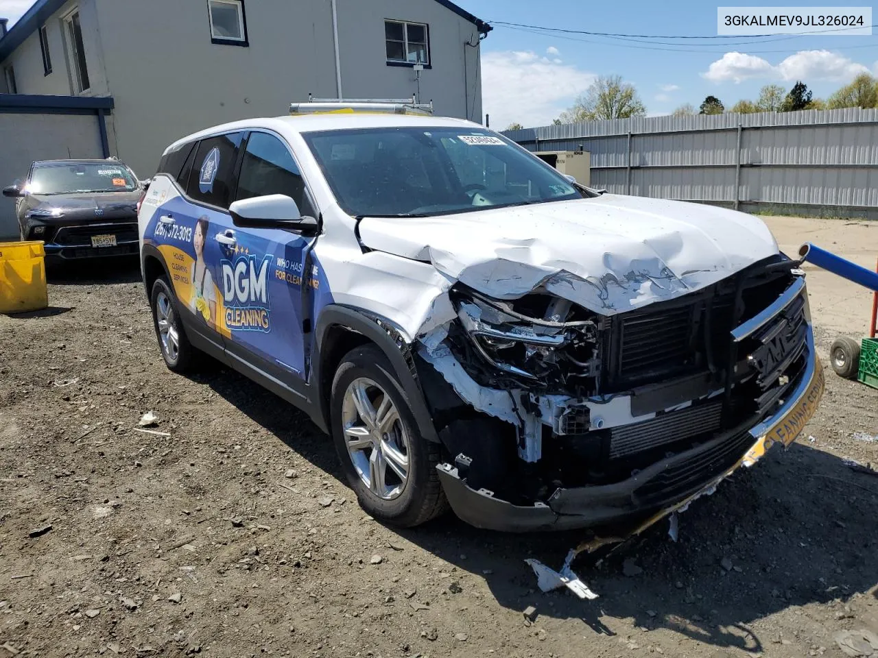 2018 GMC Terrain Sle VIN: 3GKALMEV9JL326024 Lot: 52349424