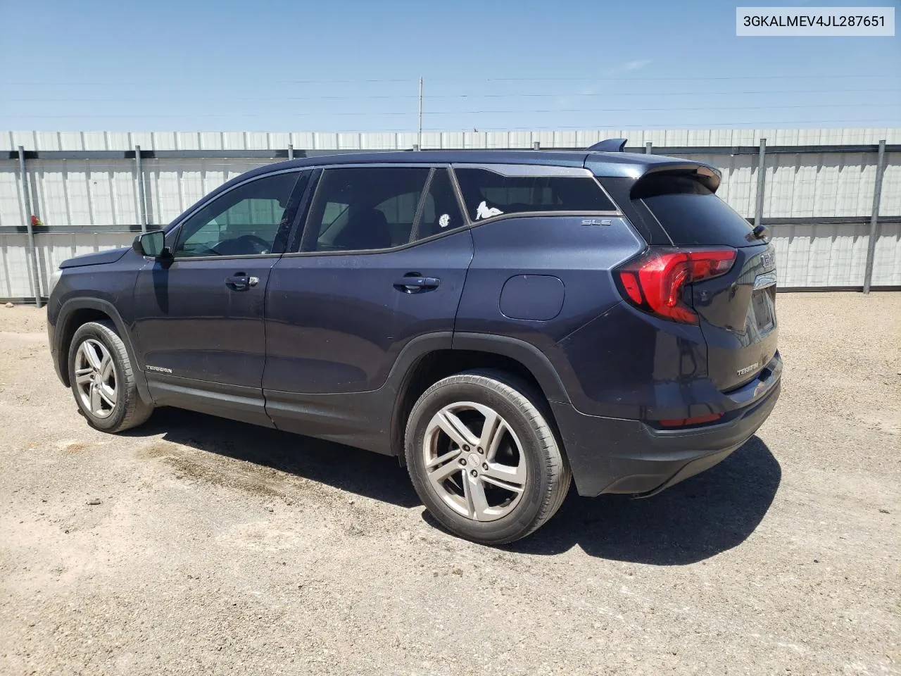 2018 GMC Terrain Sle VIN: 3GKALMEV4JL287651 Lot: 56438104