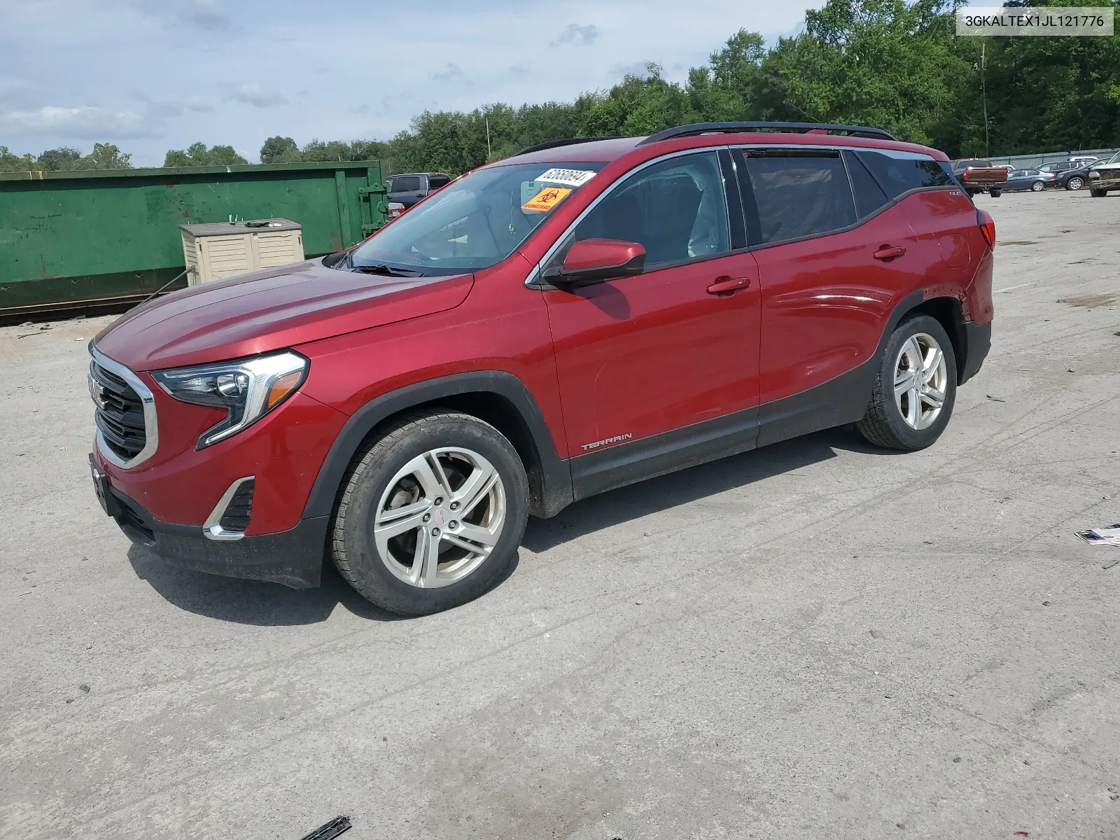 2018 GMC Terrain Sle VIN: 3GKALTEX1JL121776 Lot: 62650694