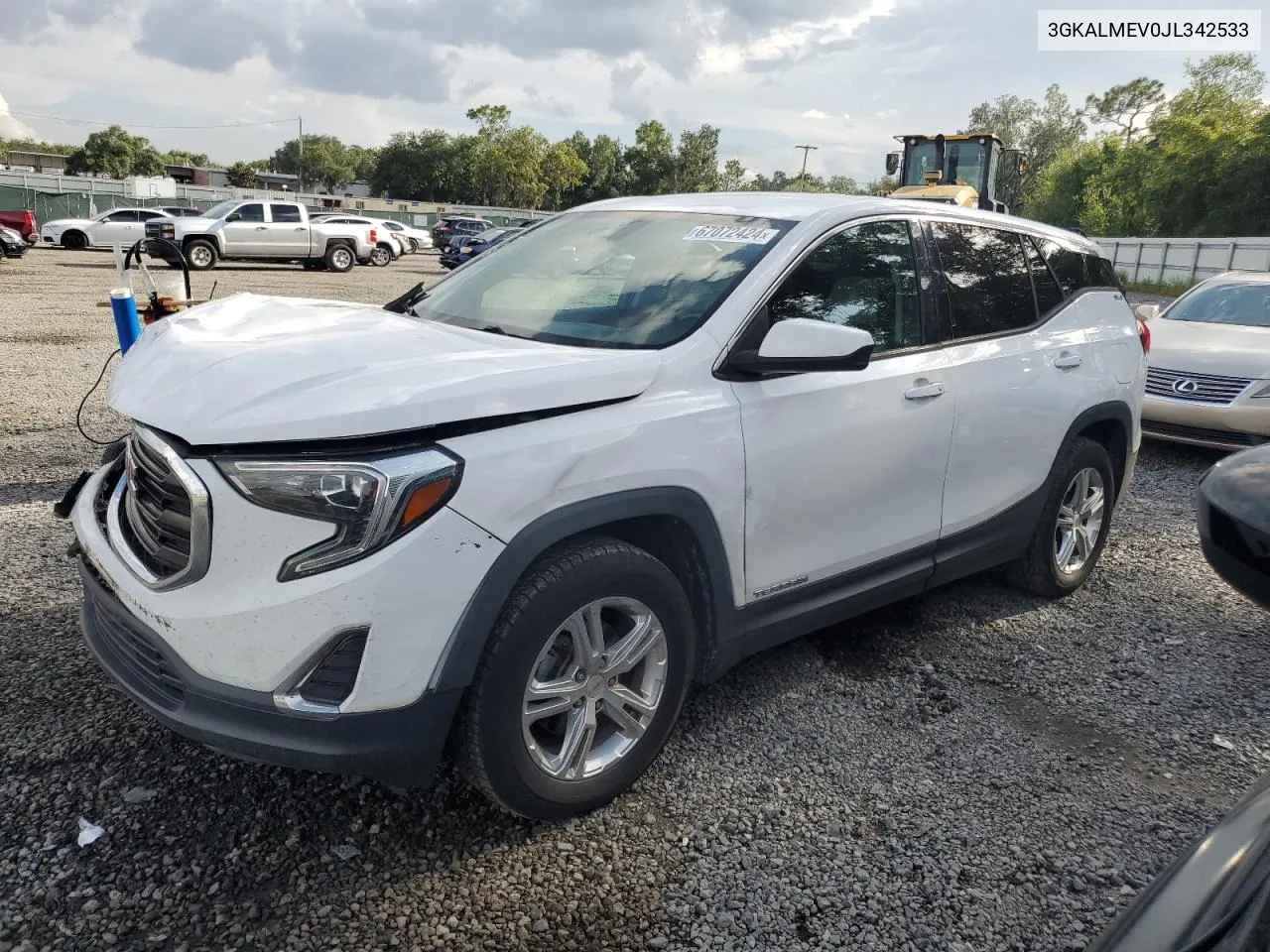 2018 GMC Terrain Sle VIN: 3GKALMEV0JL342533 Lot: 67072424