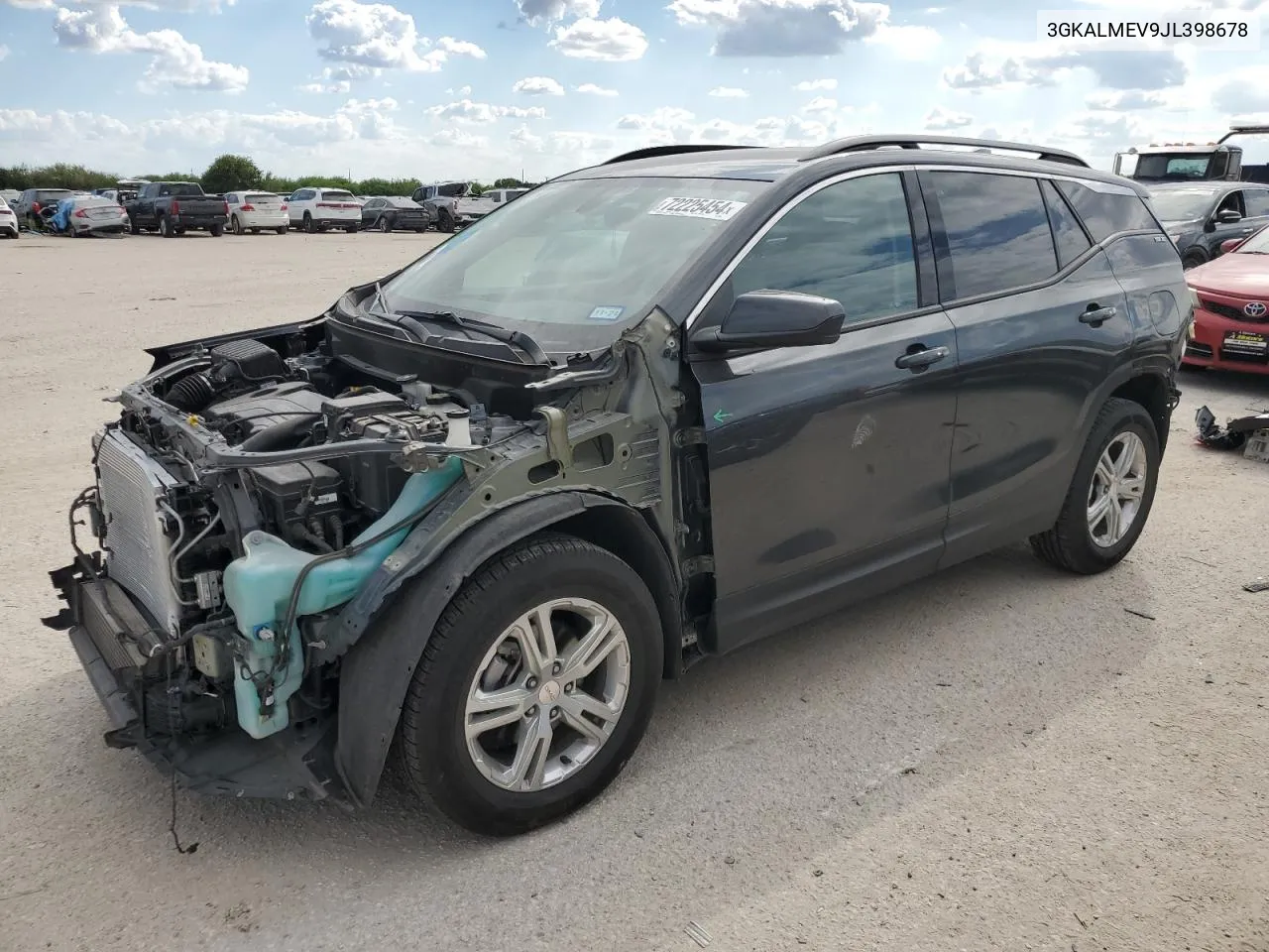 2018 GMC Terrain Sle VIN: 3GKALMEV9JL398678 Lot: 72225454