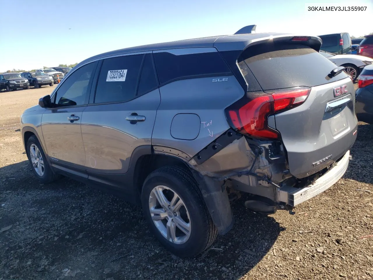 2018 GMC Terrain Sle VIN: 3GKALMEV3JL355907 Lot: 72323164