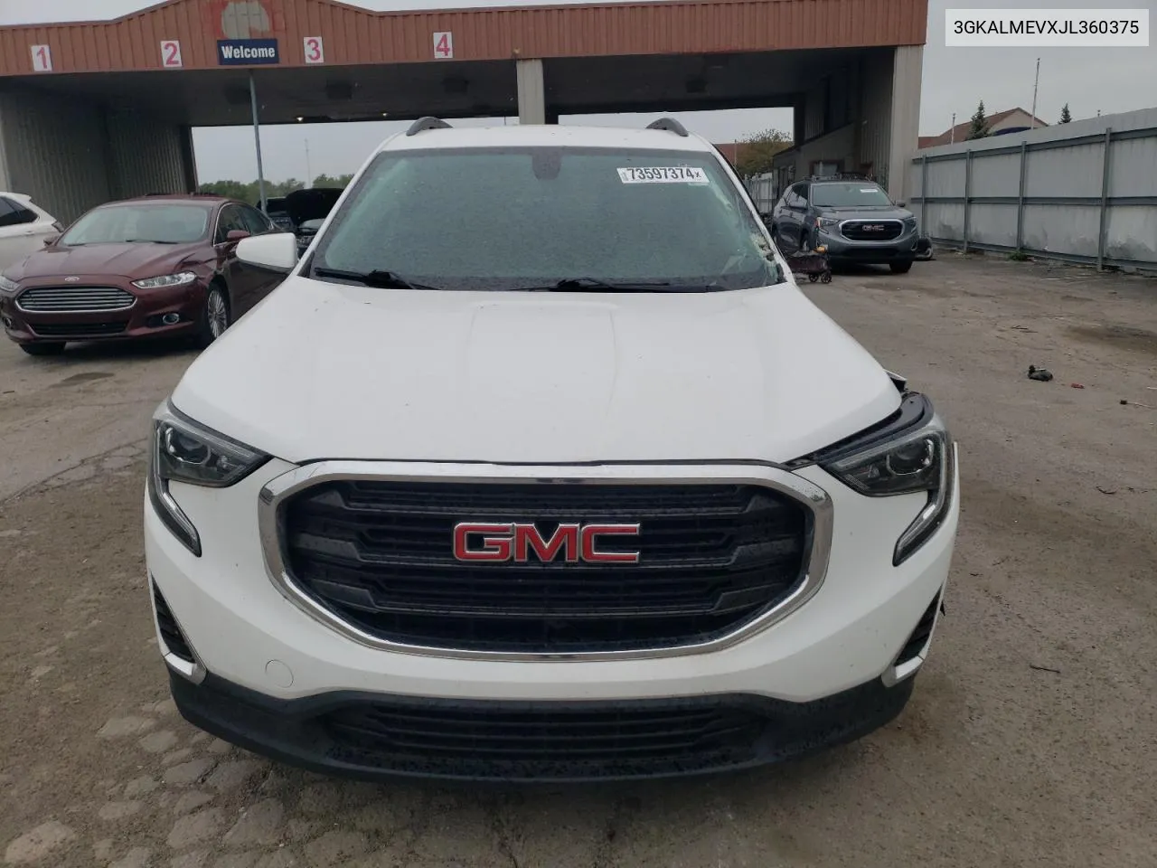 2018 GMC Terrain Sle VIN: 3GKALMEVXJL360375 Lot: 73597374