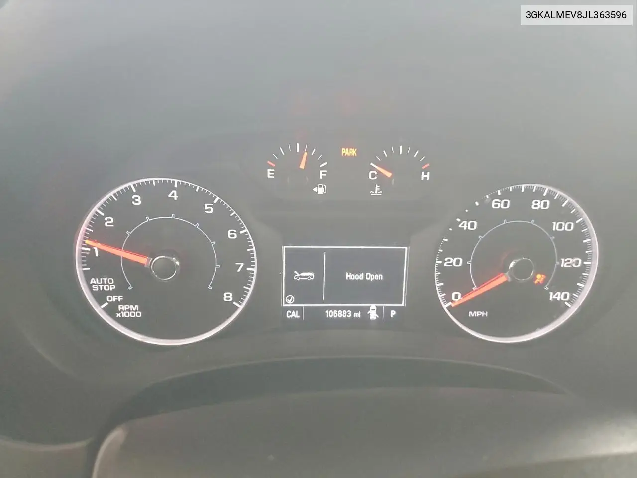 3GKALMEV8JL363596 2018 GMC Terrain Sle