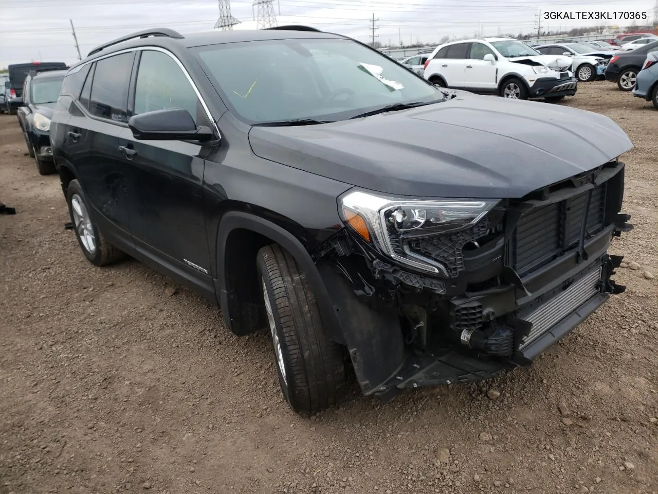 2019 GMC Terrain Sle VIN: 3GKALTEX3KL170365 Lot: 53208634