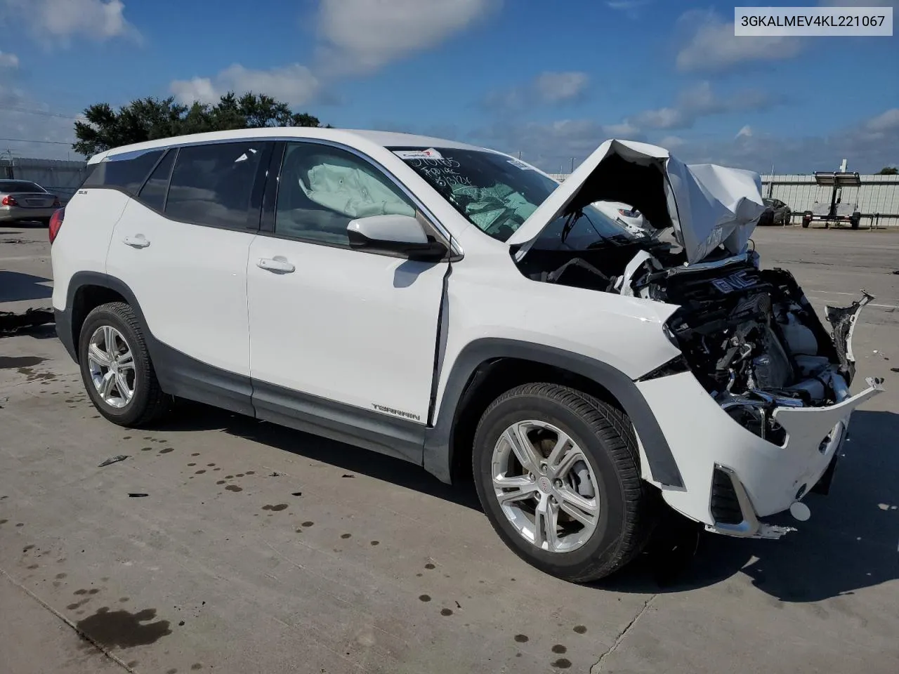 2019 GMC Terrain Sle VIN: 3GKALMEV4KL221067 Lot: 60563584