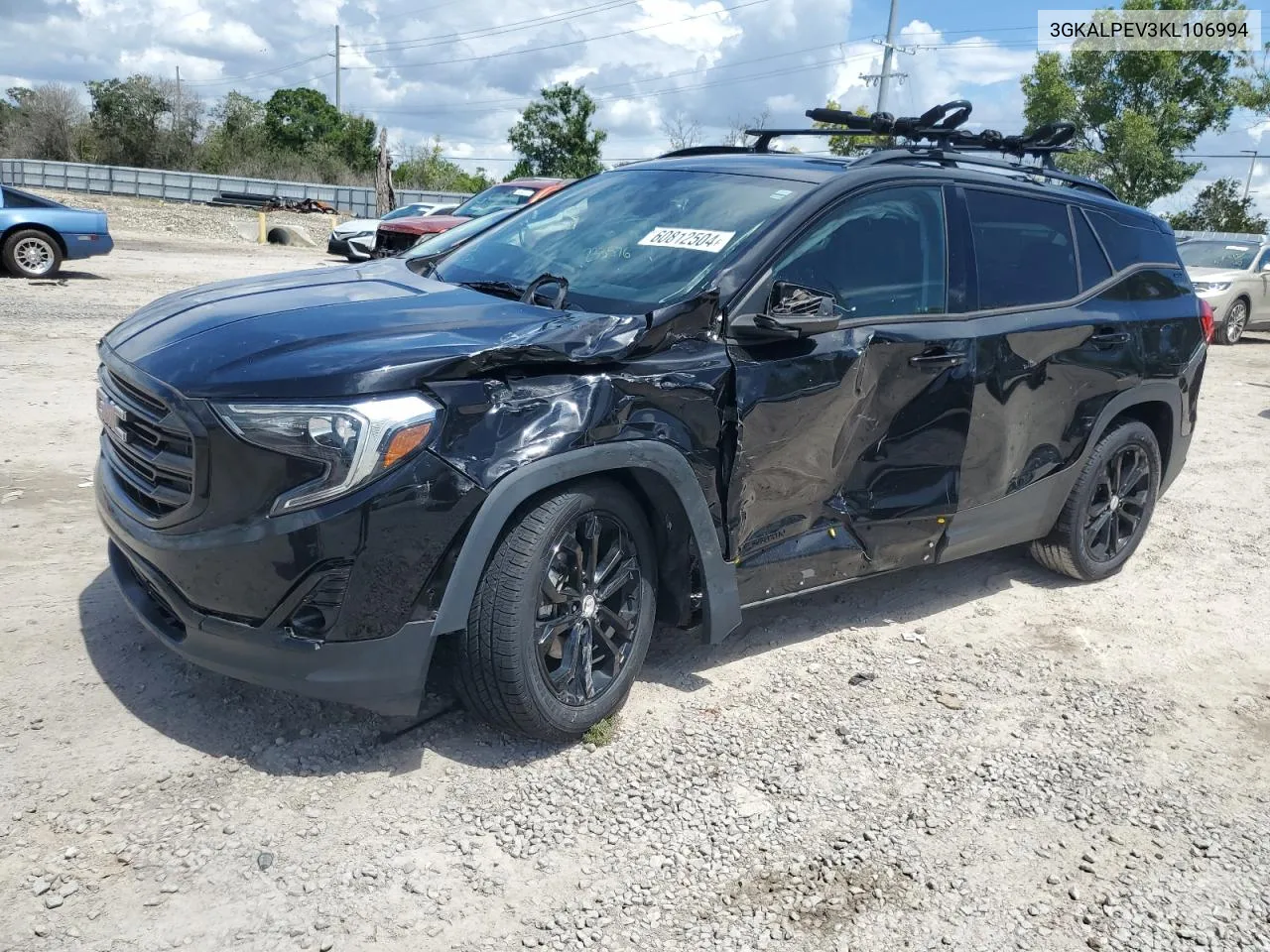 2019 GMC Terrain Slt VIN: 3GKALPEV3KL106994 Lot: 60812504