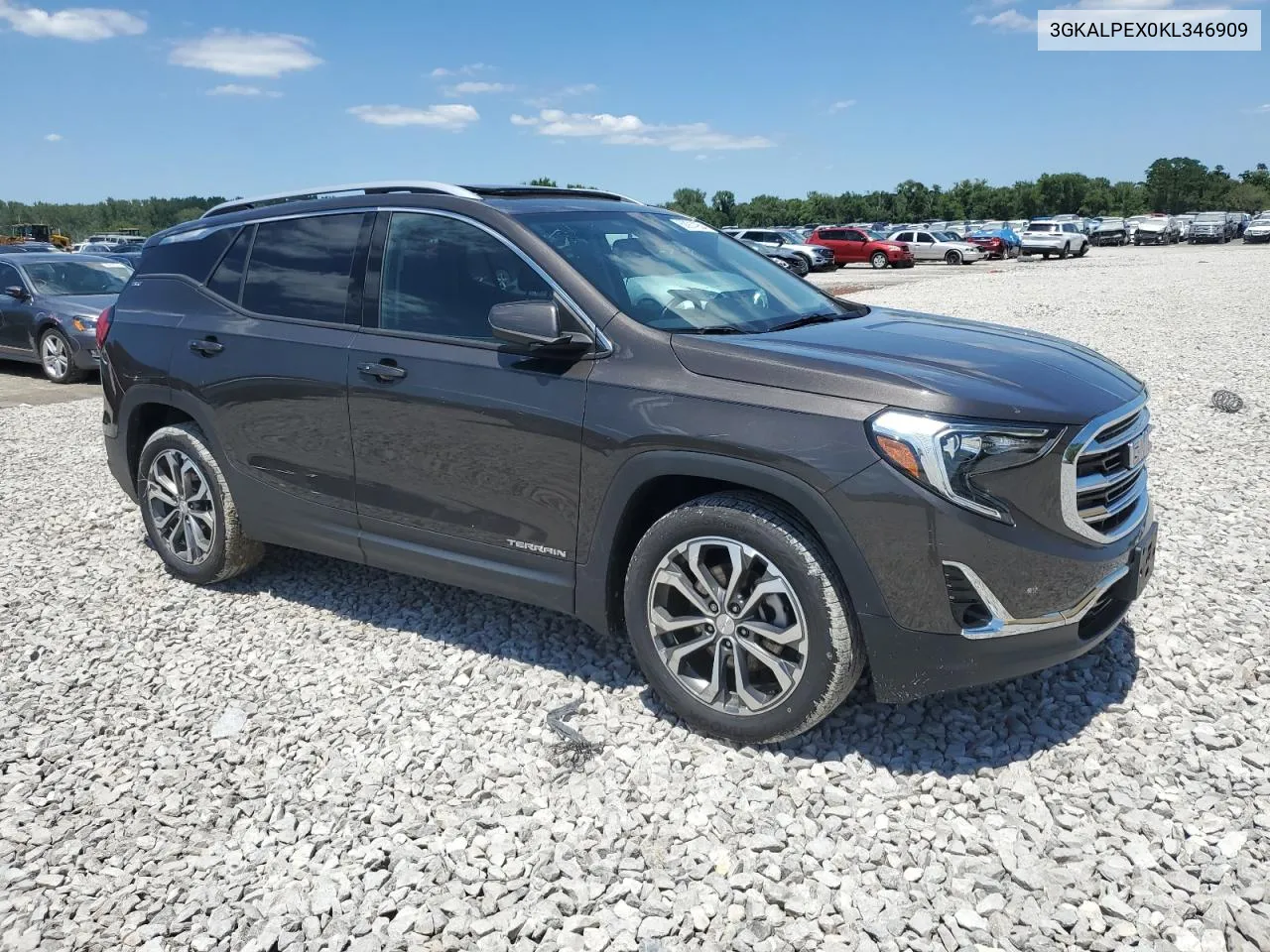 2019 GMC Terrain Slt VIN: 3GKALPEX0KL346909 Lot: 60914954