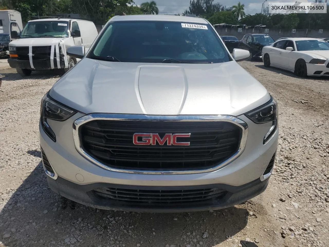 2019 GMC Terrain Sle VIN: 3GKALMEV9KL106500 Lot: 71374334