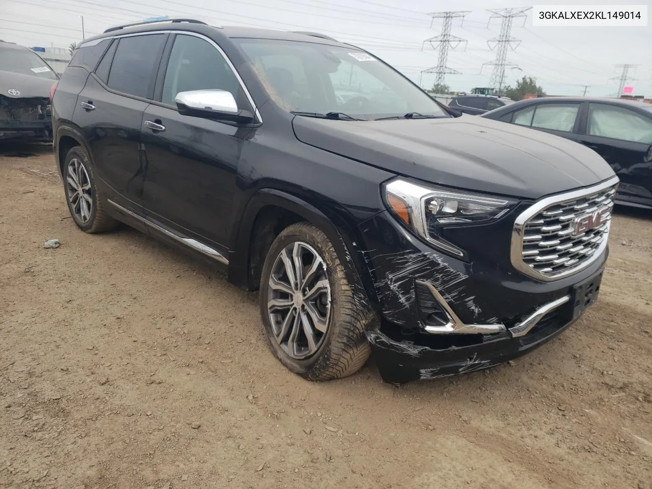 2019 GMC Terrain Denali VIN: 3GKALXEX2KL149014 Lot: 73016594