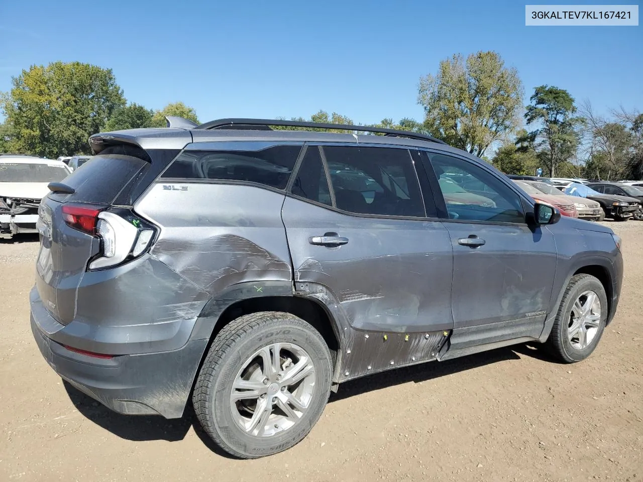 2019 GMC Terrain Sle VIN: 3GKALTEV7KL167421 Lot: 73214774