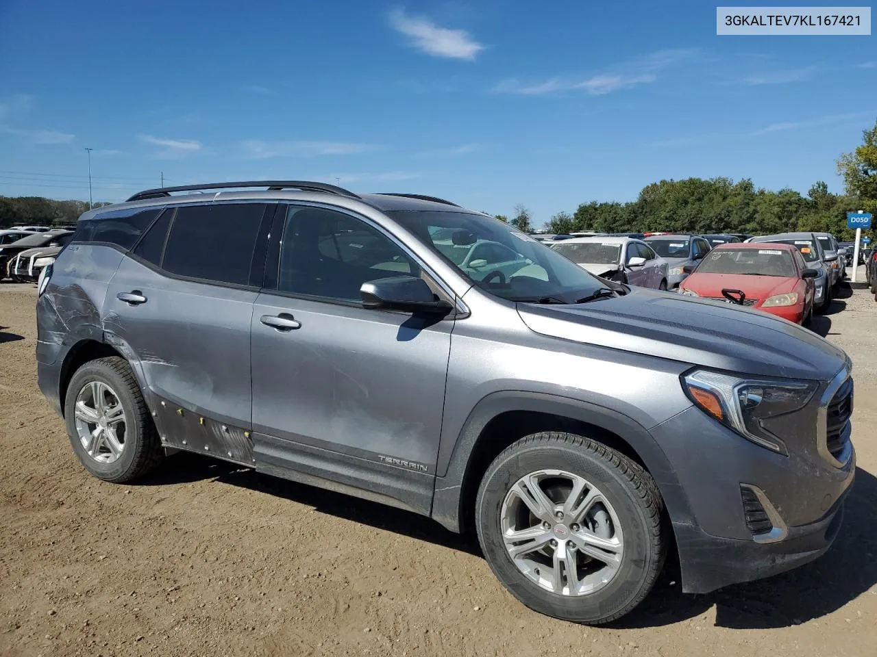 3GKALTEV7KL167421 2019 GMC Terrain Sle