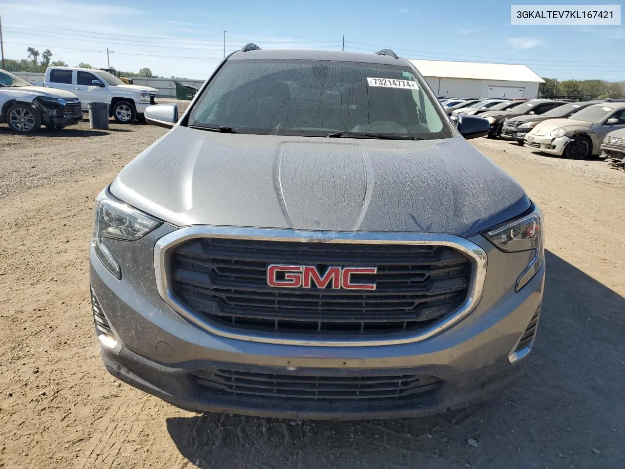 2019 GMC Terrain Sle VIN: 3GKALTEV7KL167421 Lot: 73214774