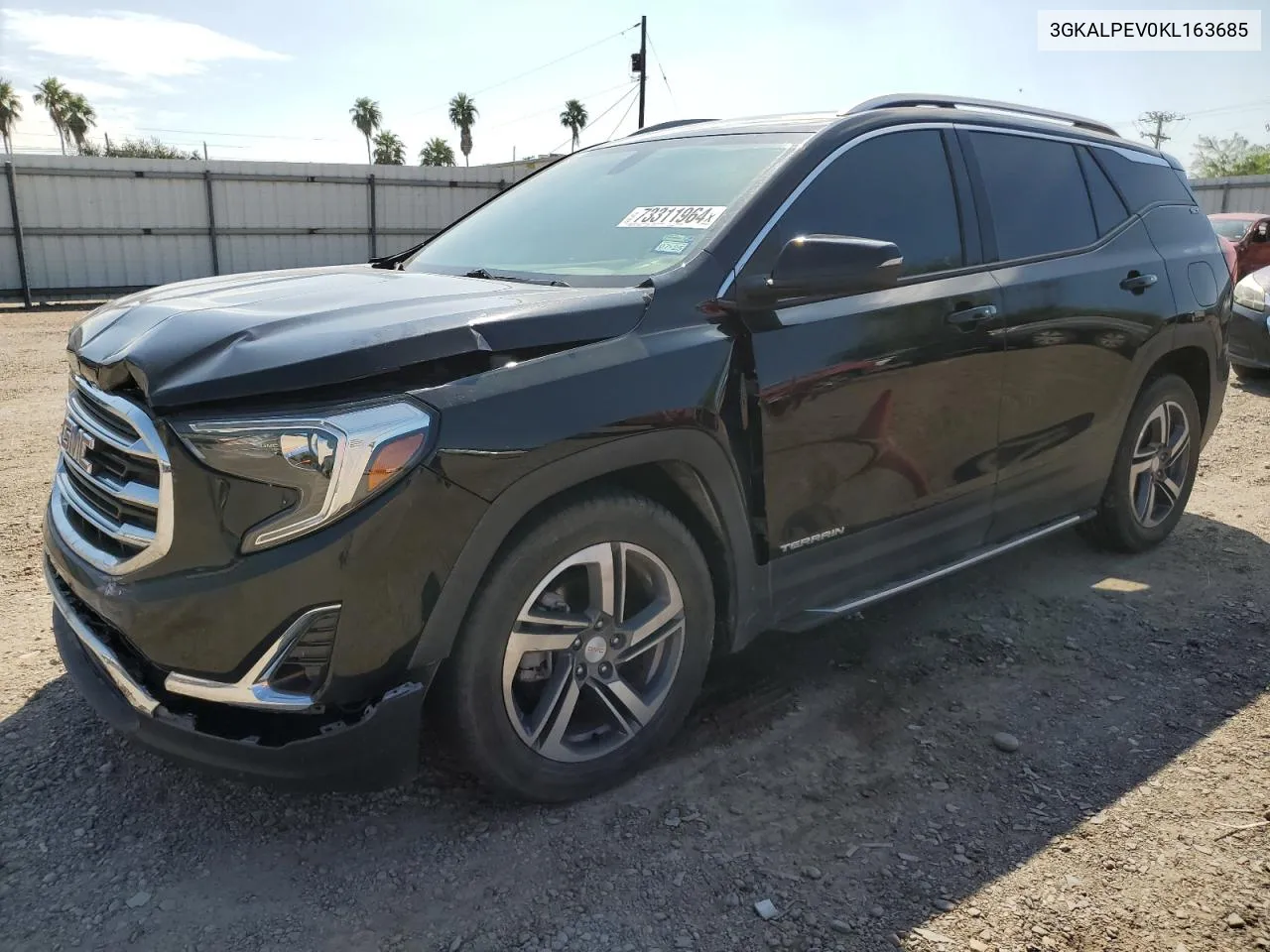 2019 GMC Terrain Slt VIN: 3GKALPEV0KL163685 Lot: 73311964