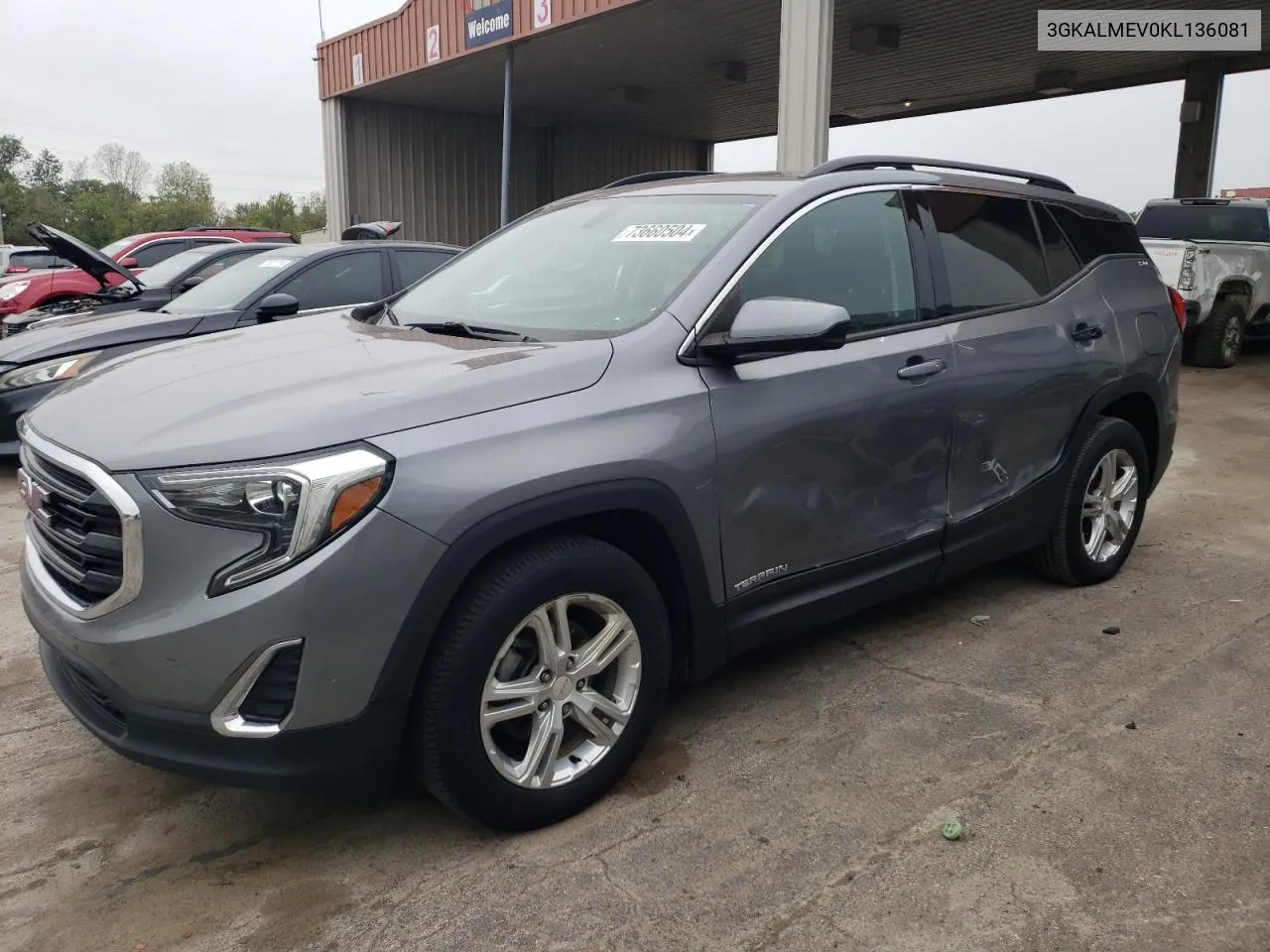 3GKALMEV0KL136081 2019 GMC Terrain Sle