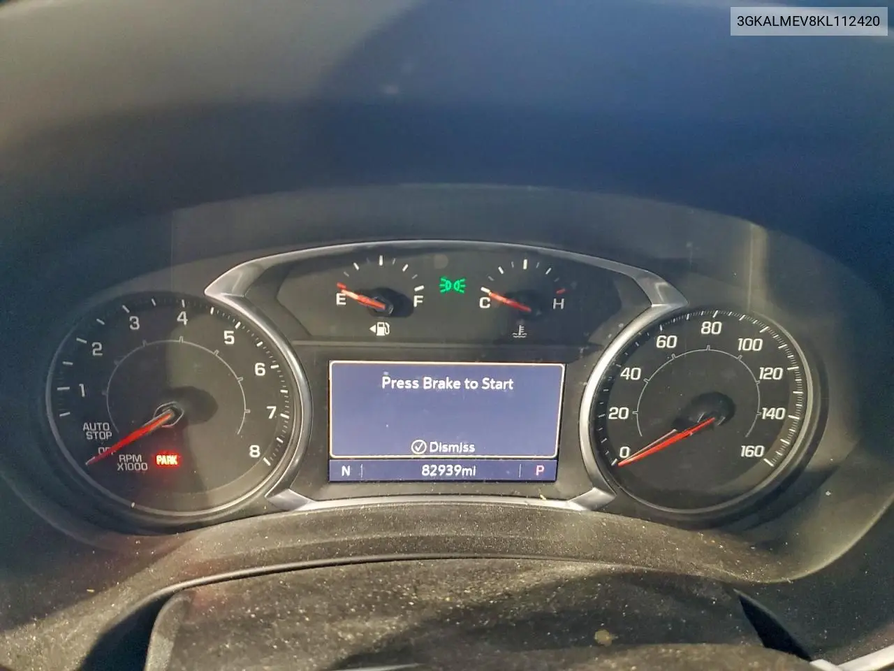 3GKALMEV8KL112420 2019 GMC Terrain Sle