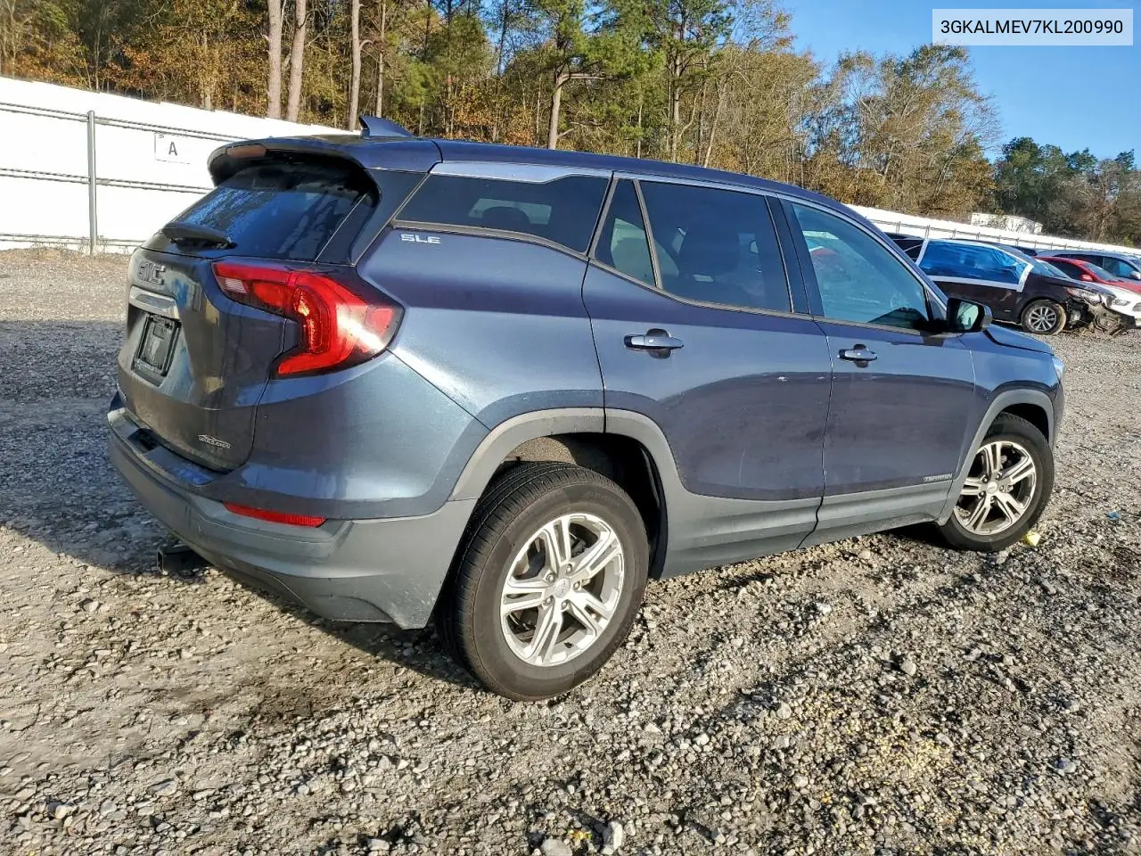 3GKALMEV7KL200990 2019 GMC Terrain Sle