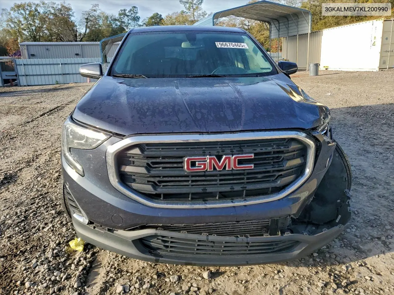 3GKALMEV7KL200990 2019 GMC Terrain Sle