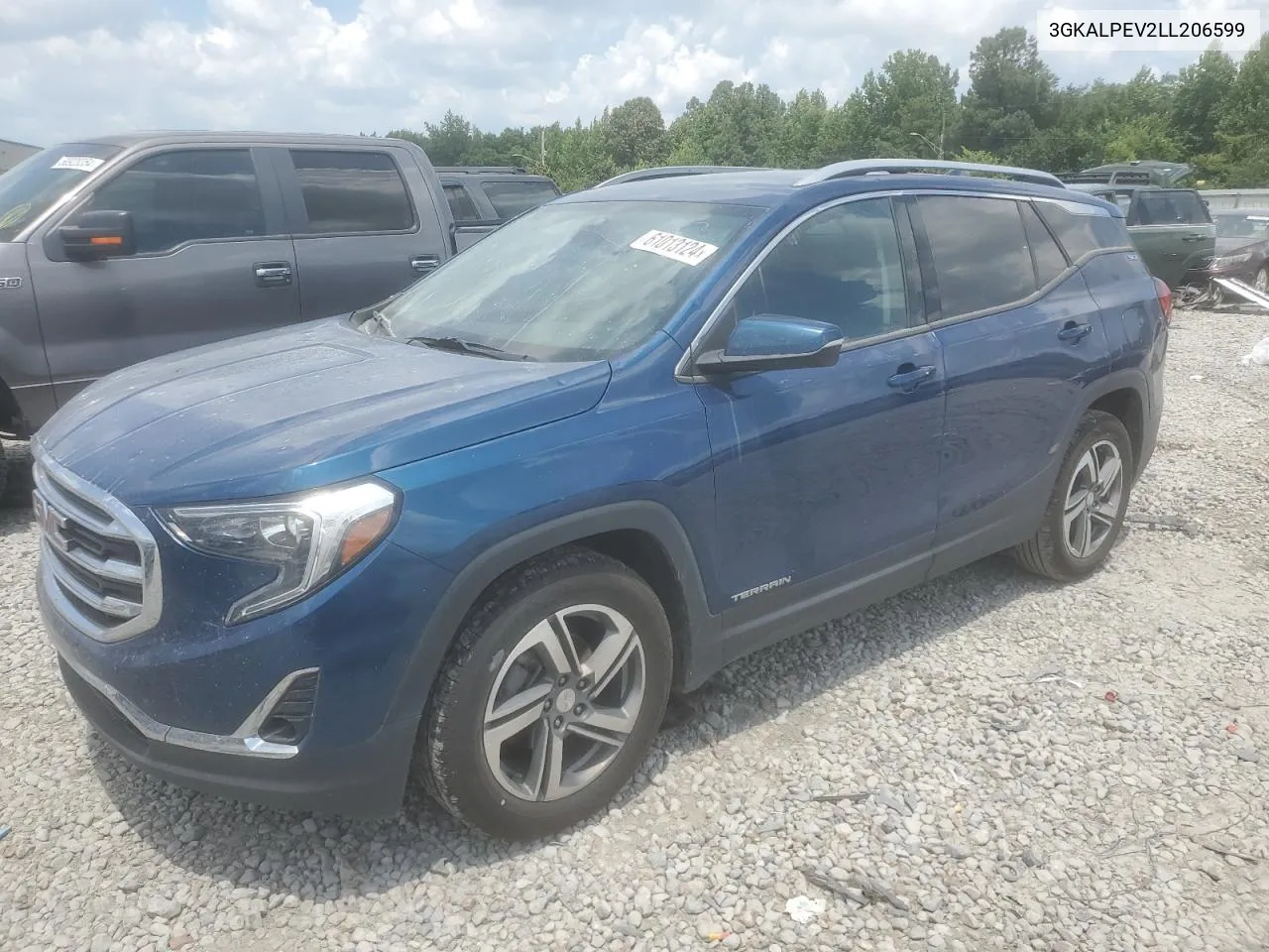 2020 GMC Terrain Slt VIN: 3GKALPEV2LL206599 Lot: 61013124