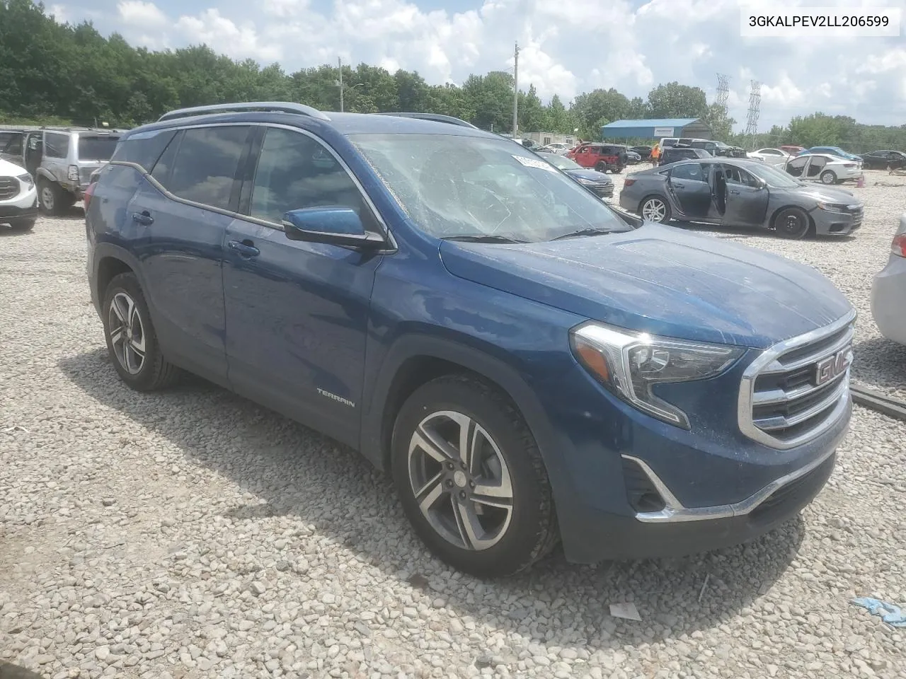 2020 GMC Terrain Slt VIN: 3GKALPEV2LL206599 Lot: 61013124