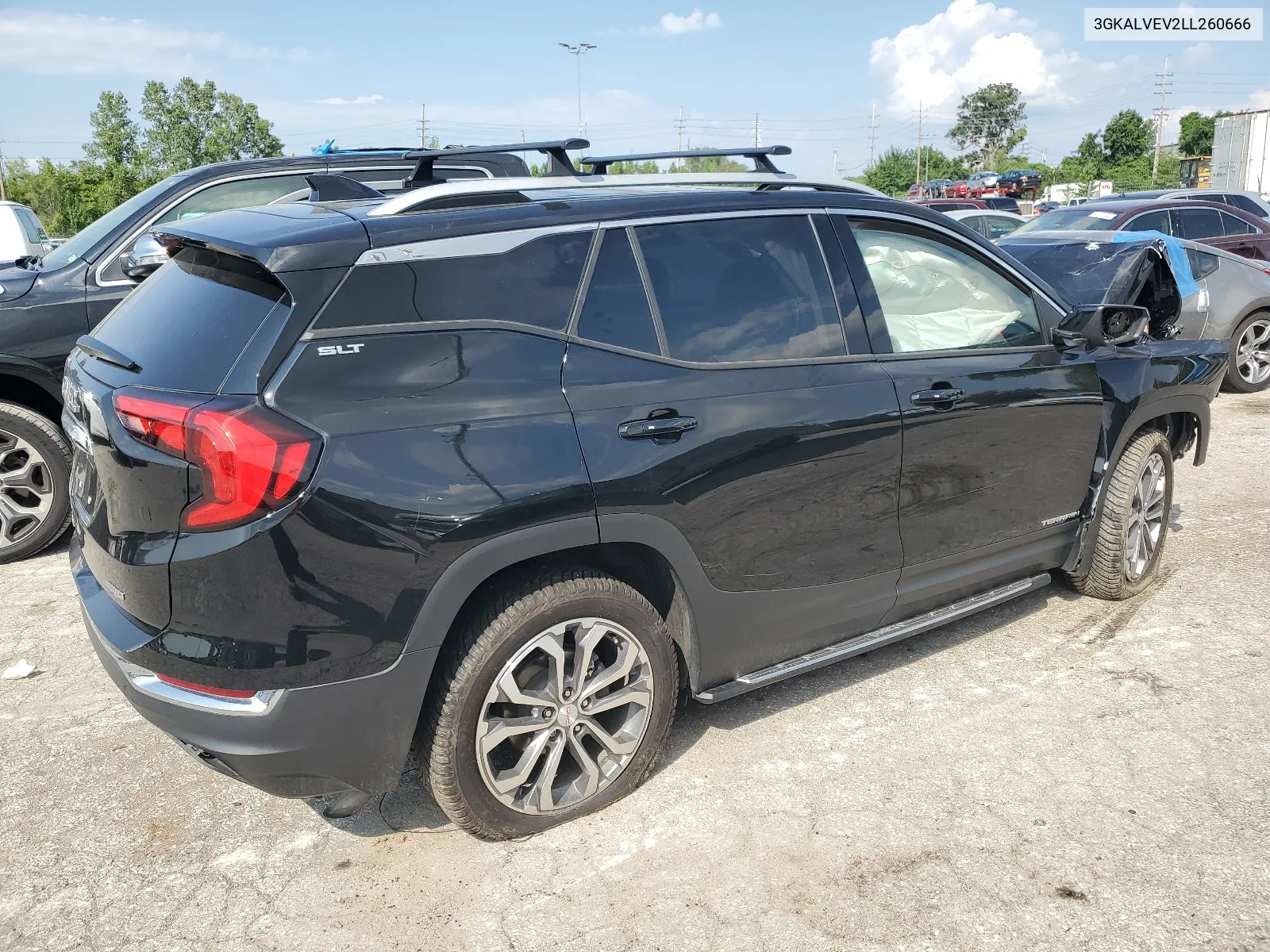 2020 GMC Terrain Slt VIN: 3GKALVEV2LL260666 Lot: 62740024