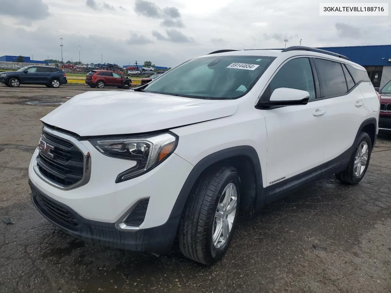 2020 GMC Terrain Sle VIN: 3GKALTEV8LL188716 Lot: 69144654