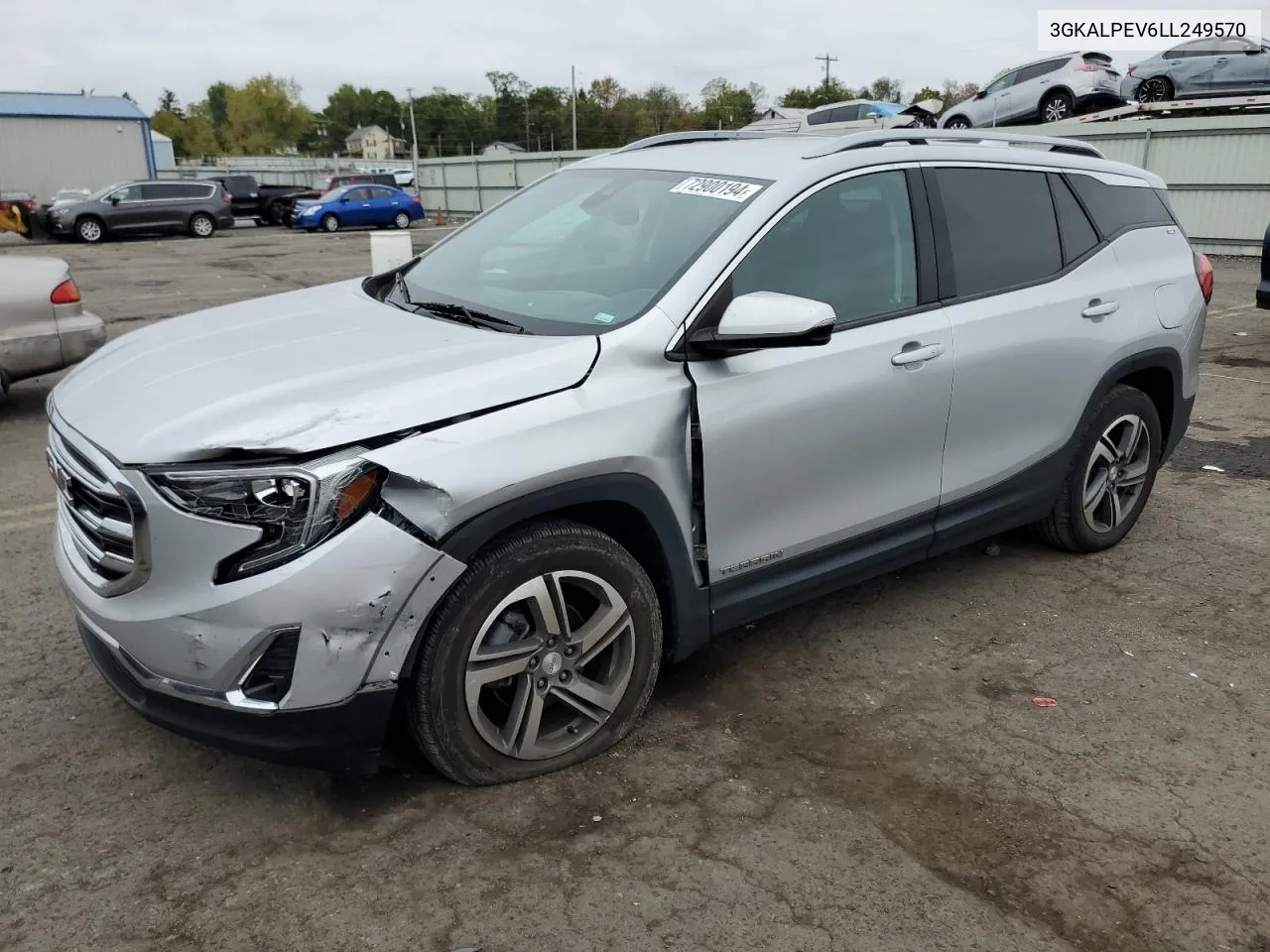 2020 GMC Terrain Slt VIN: 3GKALPEV6LL249570 Lot: 72900194