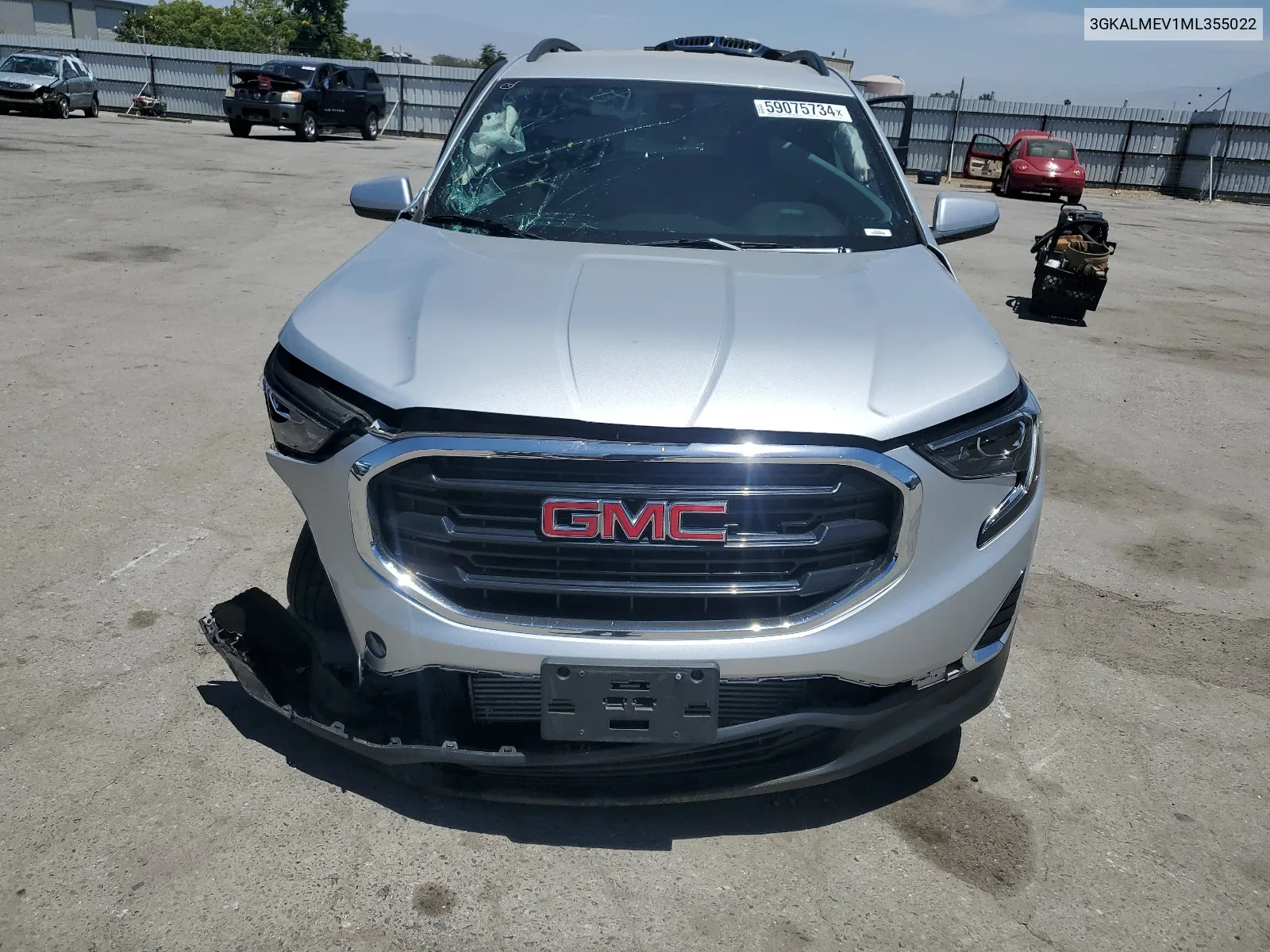 2021 GMC Terrain Sle VIN: 3GKALMEV1ML355022 Lot: 59075734