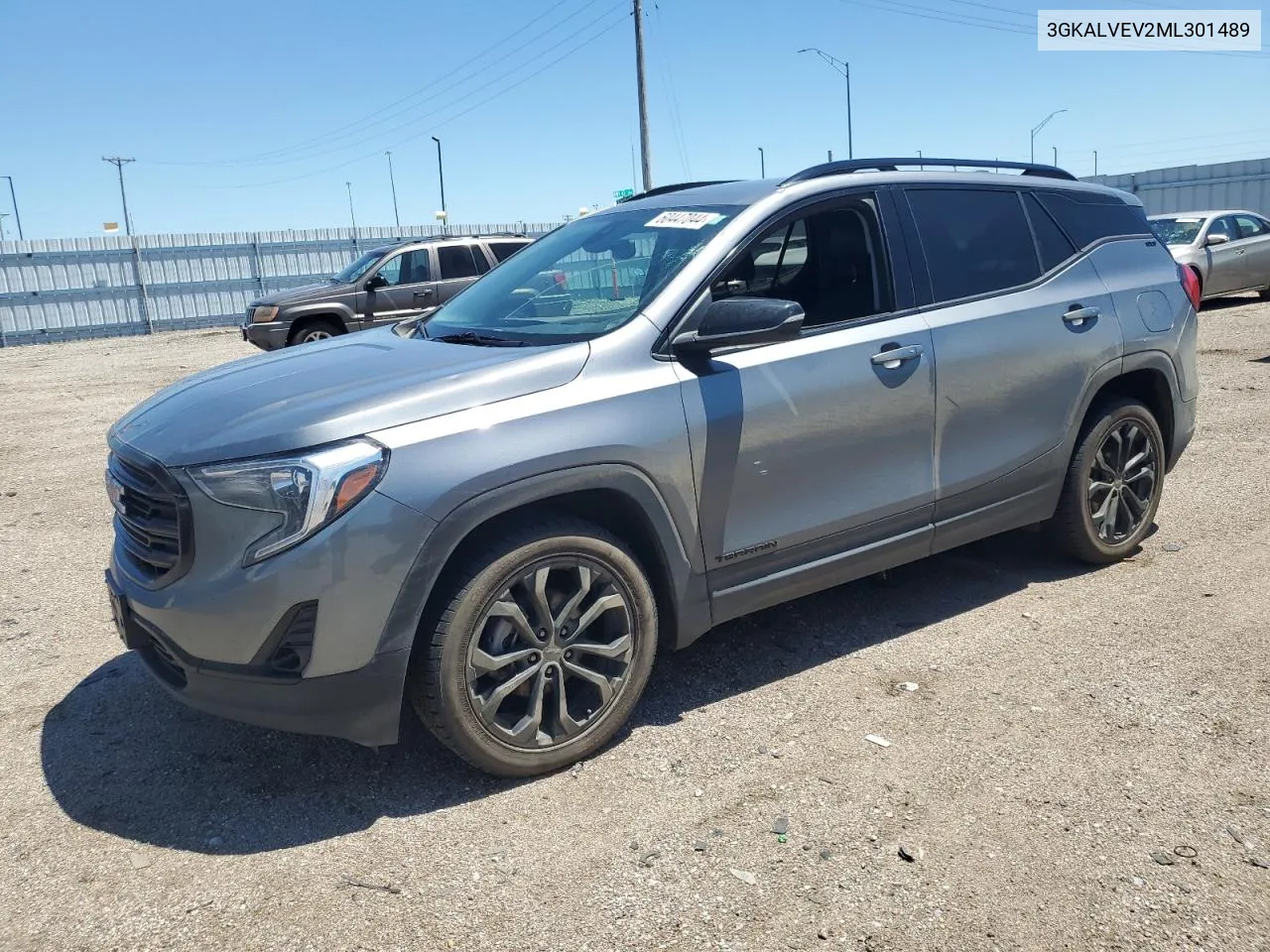 2021 GMC Terrain Slt VIN: 3GKALVEV2ML301489 Lot: 60447044