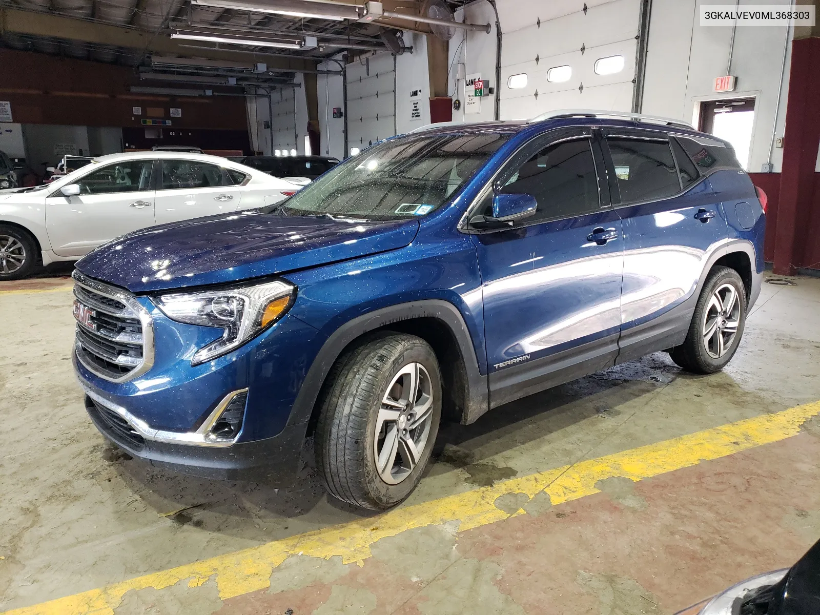 2021 GMC Terrain Slt VIN: 3GKALVEV0ML368303 Lot: 65166374