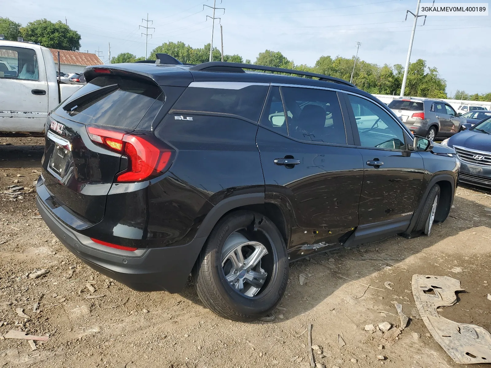 2021 GMC Terrain Sle VIN: 3GKALMEV0ML400189 Lot: 65231404