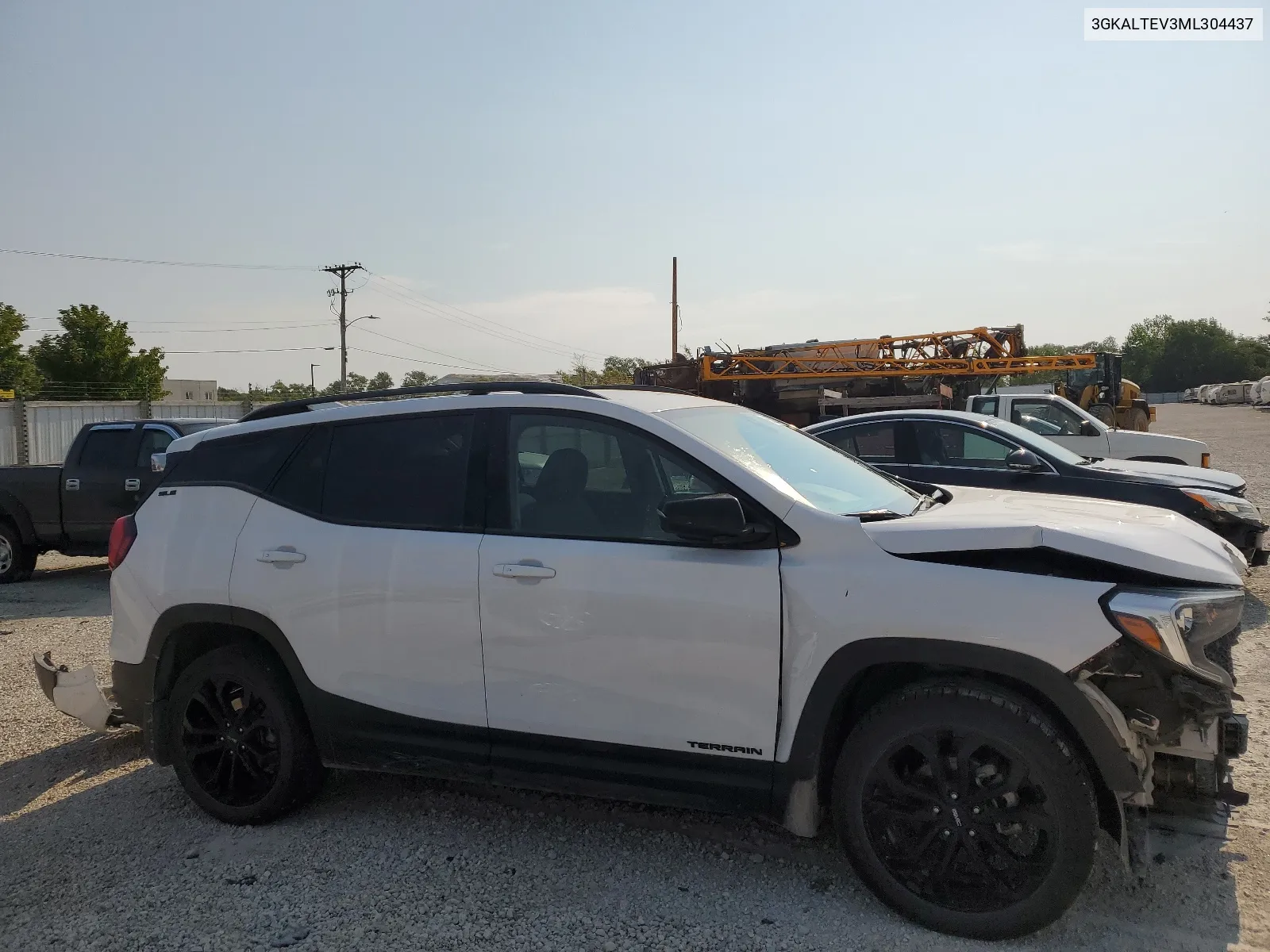 2021 GMC Terrain Sle VIN: 3GKALTEV3ML304437 Lot: 65552014