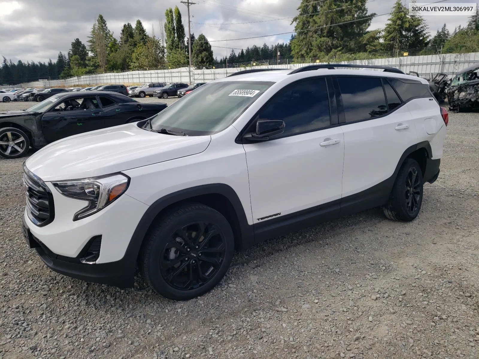 2021 GMC Terrain Slt VIN: 3GKALVEV2ML306997 Lot: 65589904