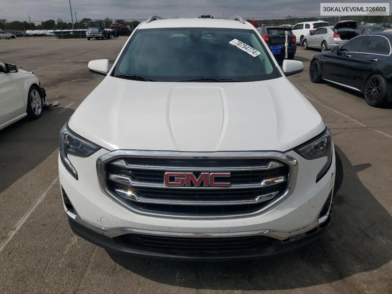 2021 GMC Terrain Slt VIN: 3GKALVEV0ML326603 Lot: 70794774