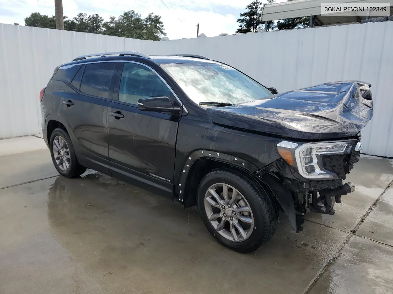 2022 GMC Terrain Slt VIN: 3GKALPEV3NL102349 Lot: 57207294