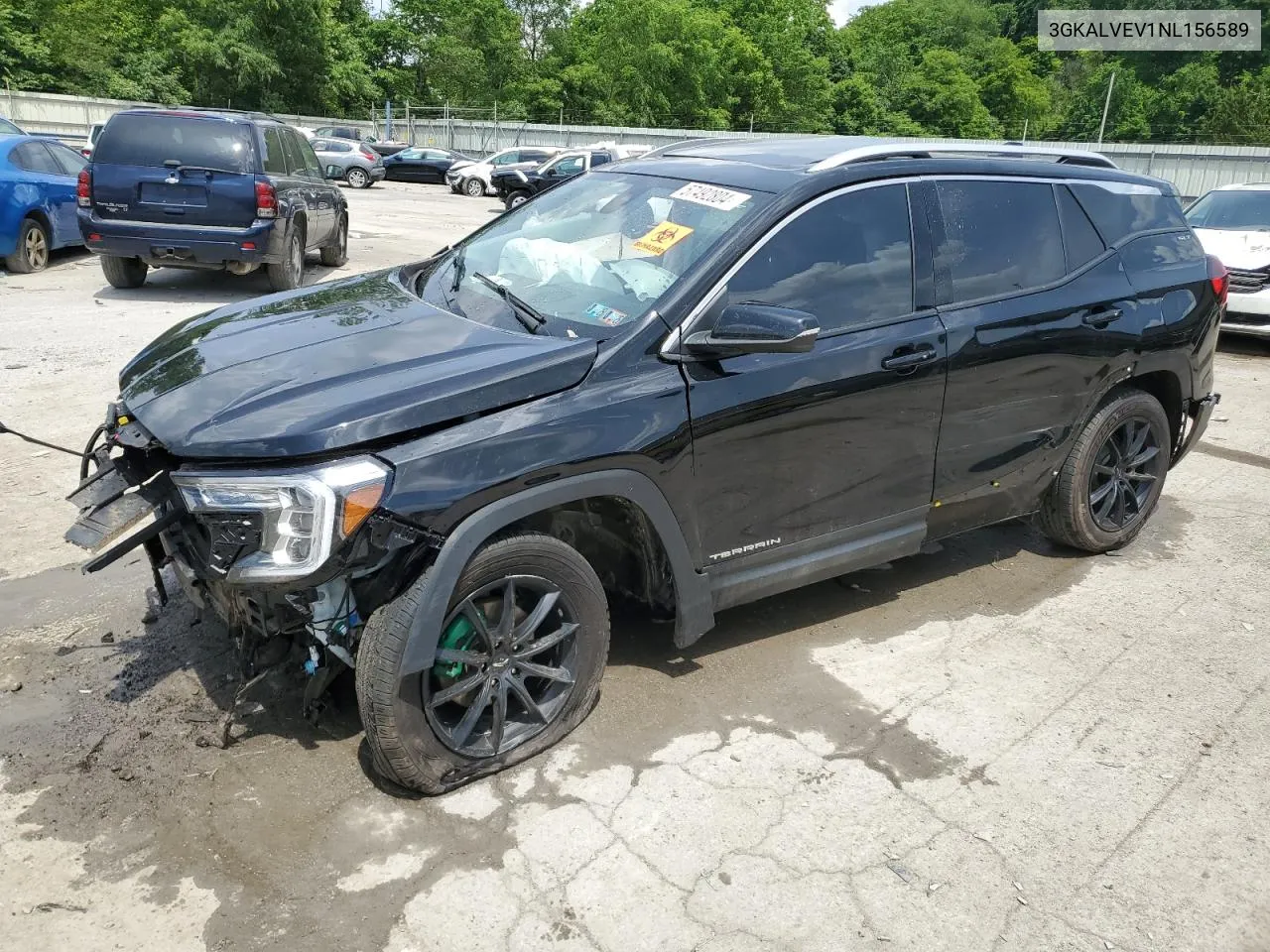 2022 GMC Terrain Slt VIN: 3GKALVEV1NL156589 Lot: 57492804