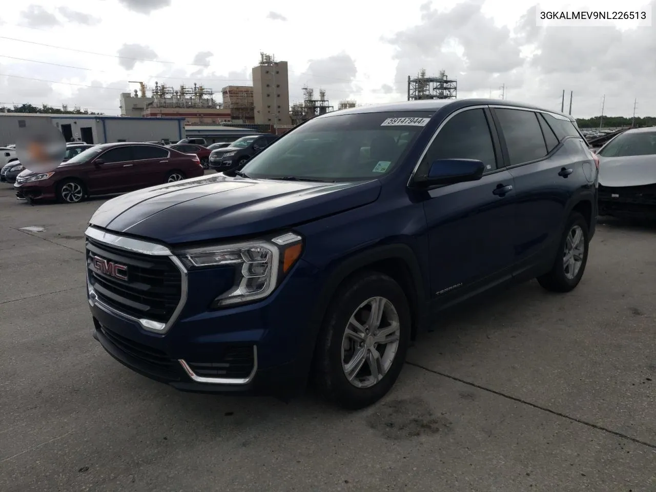 2022 GMC Terrain Sle VIN: 3GKALMEV9NL226513 Lot: 59147944